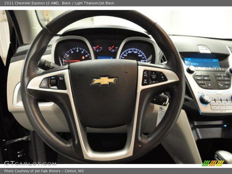Black / Light Titanium/Jet Black 2011 Chevrolet Equinox LS AWD