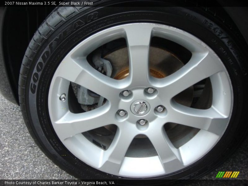 Super Black / Frost 2007 Nissan Maxima 3.5 SE