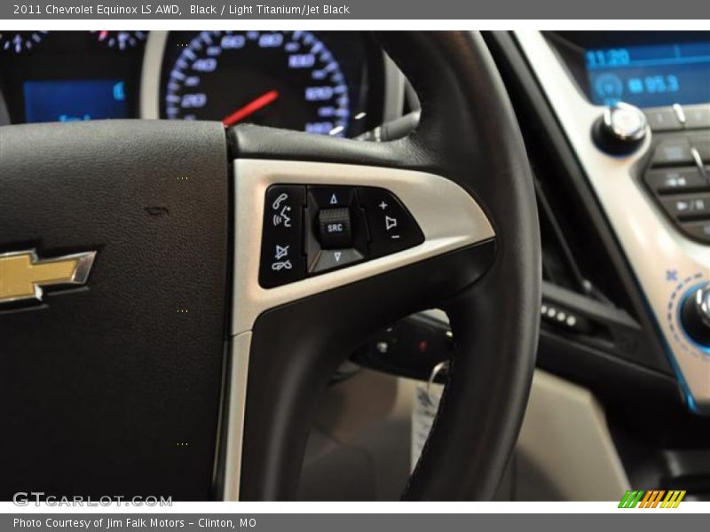 Black / Light Titanium/Jet Black 2011 Chevrolet Equinox LS AWD