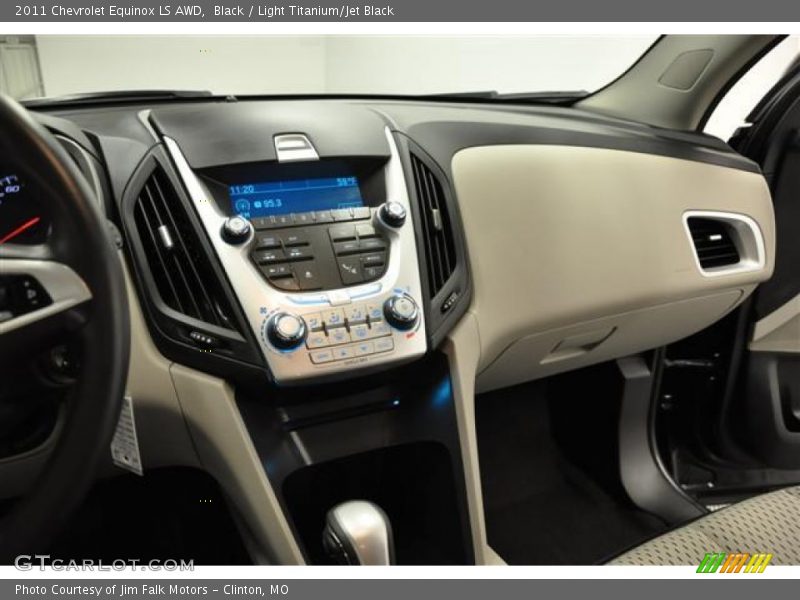 Black / Light Titanium/Jet Black 2011 Chevrolet Equinox LS AWD
