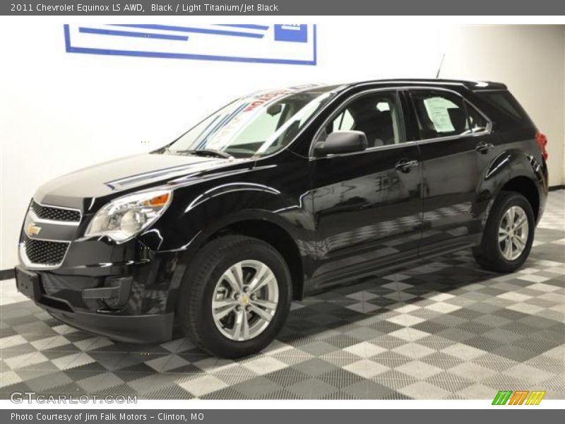 Black / Light Titanium/Jet Black 2011 Chevrolet Equinox LS AWD