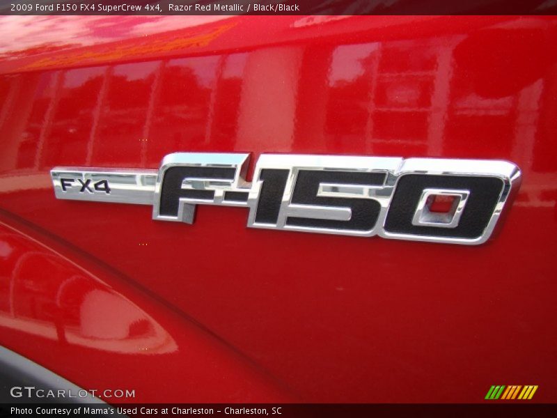 Razor Red Metallic / Black/Black 2009 Ford F150 FX4 SuperCrew 4x4