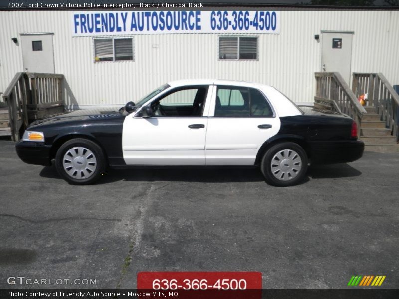 Black / Charcoal Black 2007 Ford Crown Victoria Police Interceptor