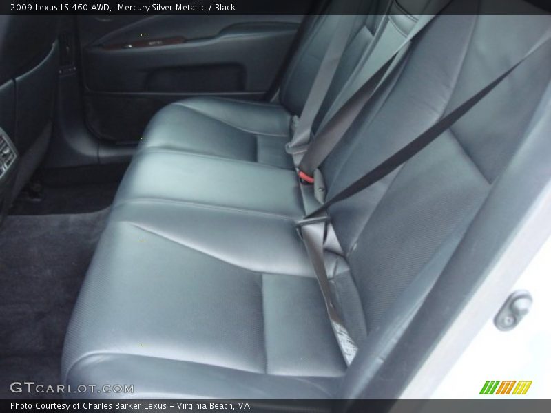 Mercury Silver Metallic / Black 2009 Lexus LS 460 AWD