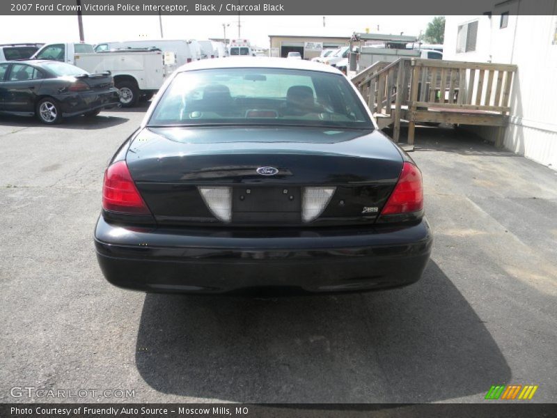 Black / Charcoal Black 2007 Ford Crown Victoria Police Interceptor