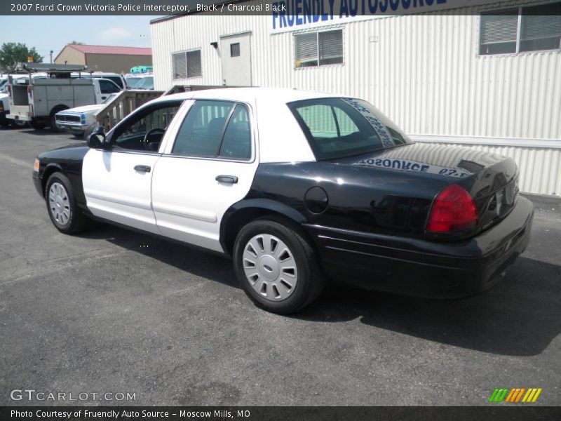 Black / Charcoal Black 2007 Ford Crown Victoria Police Interceptor