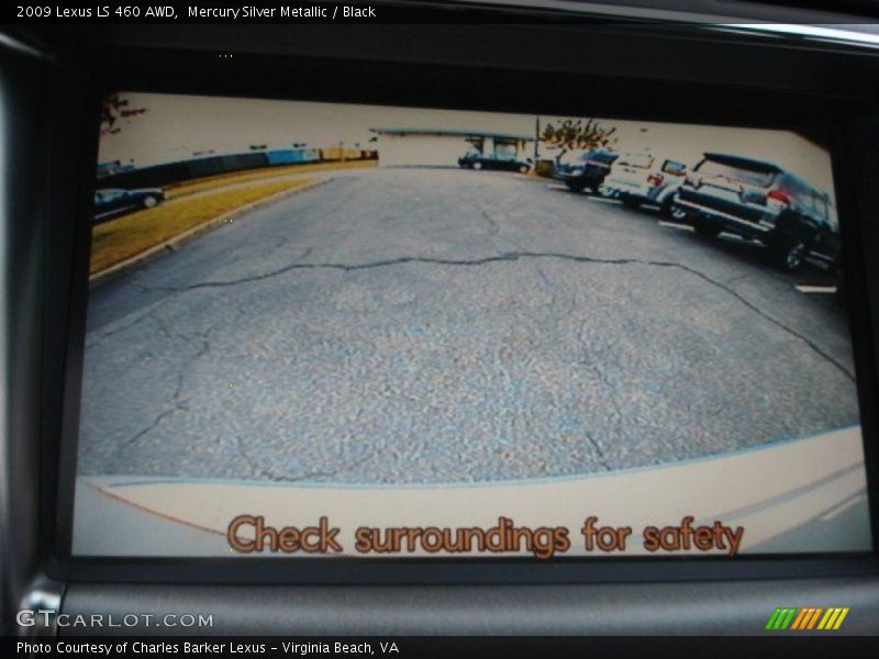 Mercury Silver Metallic / Black 2009 Lexus LS 460 AWD