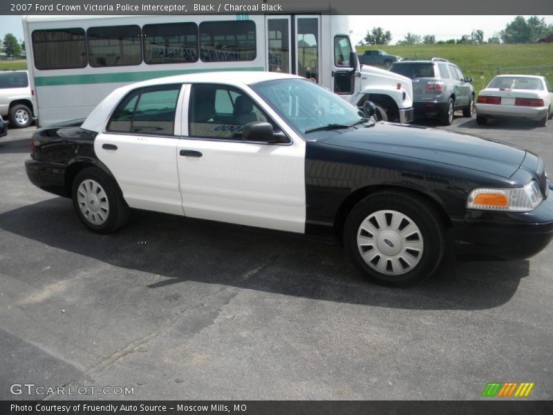 Black / Charcoal Black 2007 Ford Crown Victoria Police Interceptor