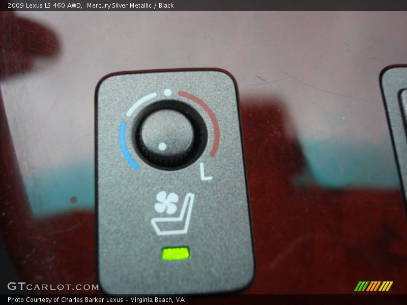 Mercury Silver Metallic / Black 2009 Lexus LS 460 AWD