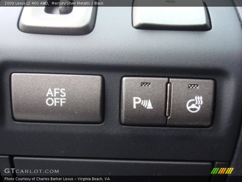 Mercury Silver Metallic / Black 2009 Lexus LS 460 AWD