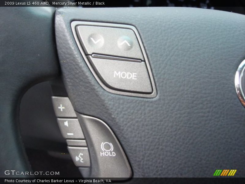 Mercury Silver Metallic / Black 2009 Lexus LS 460 AWD