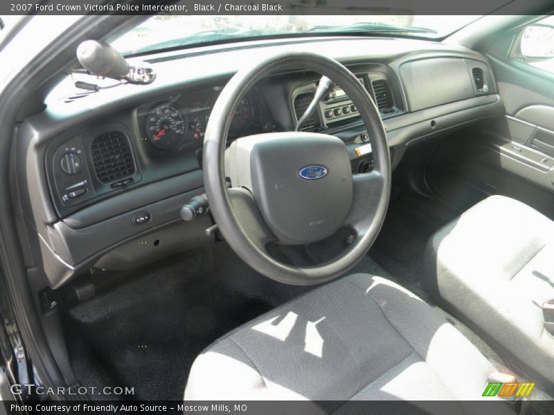 Charcoal Black Interior - 2007 Crown Victoria Police Interceptor 