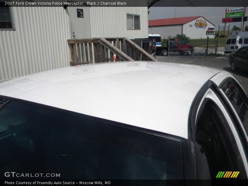 Black / Charcoal Black 2007 Ford Crown Victoria Police Interceptor