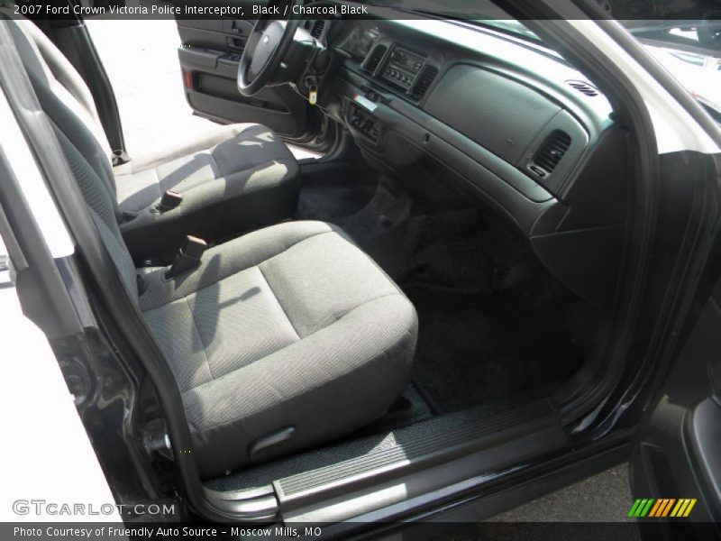 Black / Charcoal Black 2007 Ford Crown Victoria Police Interceptor
