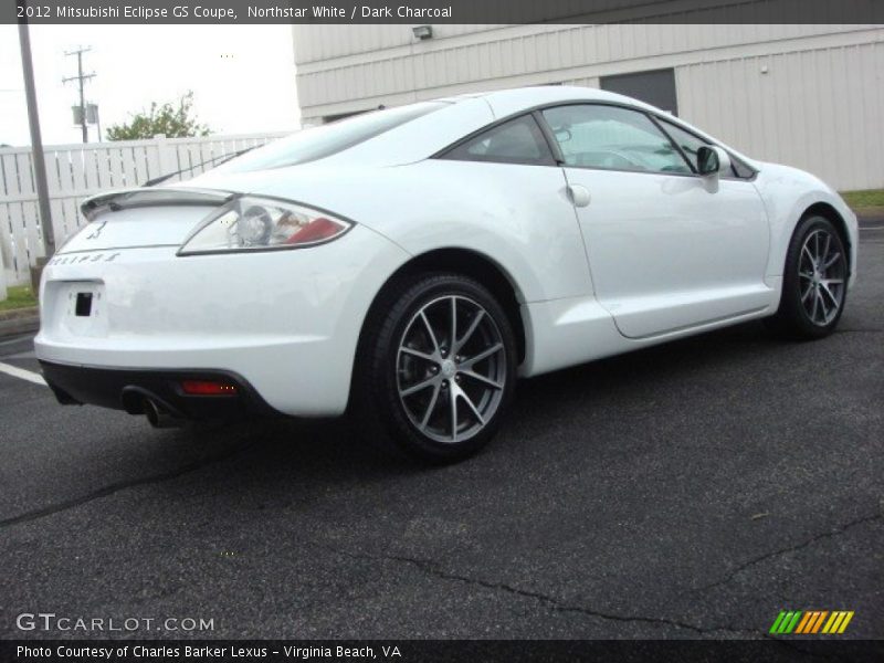 Northstar White / Dark Charcoal 2012 Mitsubishi Eclipse GS Coupe