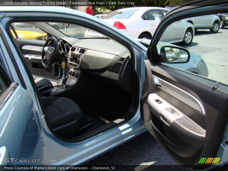 Clearwater Blue Pearl / Dark Slate Gray 2009 Chrysler Sebring Touring Sedan