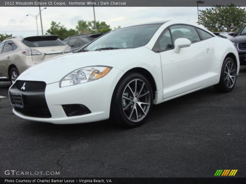 Northstar White / Dark Charcoal 2012 Mitsubishi Eclipse GS Coupe