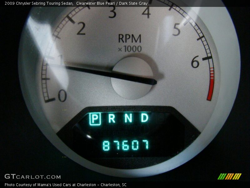 Clearwater Blue Pearl / Dark Slate Gray 2009 Chrysler Sebring Touring Sedan