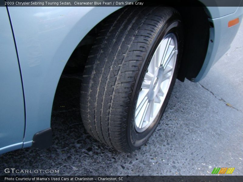 Clearwater Blue Pearl / Dark Slate Gray 2009 Chrysler Sebring Touring Sedan