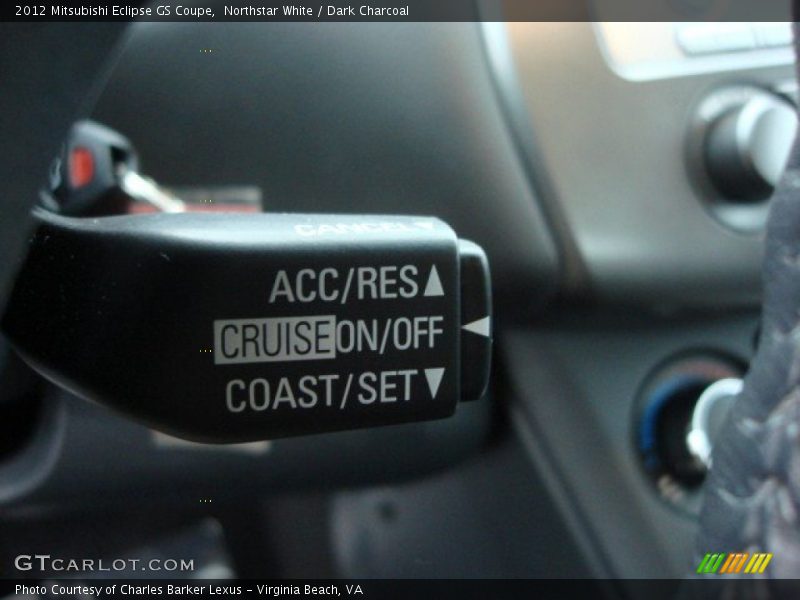Northstar White / Dark Charcoal 2012 Mitsubishi Eclipse GS Coupe