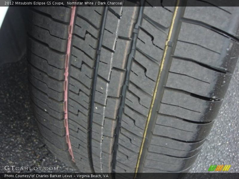 Northstar White / Dark Charcoal 2012 Mitsubishi Eclipse GS Coupe