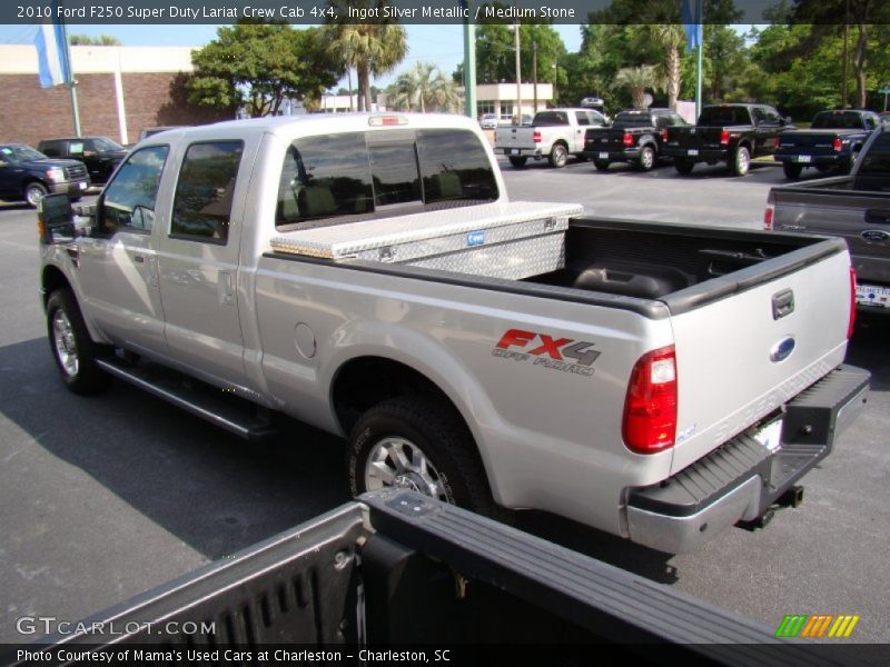 Ingot Silver Metallic / Medium Stone 2010 Ford F250 Super Duty Lariat Crew Cab 4x4