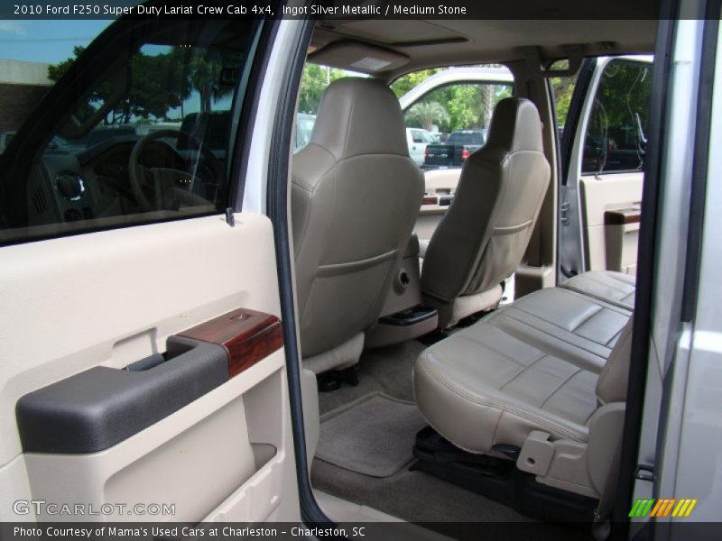Ingot Silver Metallic / Medium Stone 2010 Ford F250 Super Duty Lariat Crew Cab 4x4