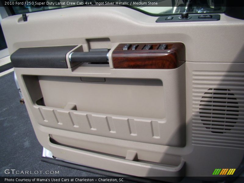 Ingot Silver Metallic / Medium Stone 2010 Ford F250 Super Duty Lariat Crew Cab 4x4