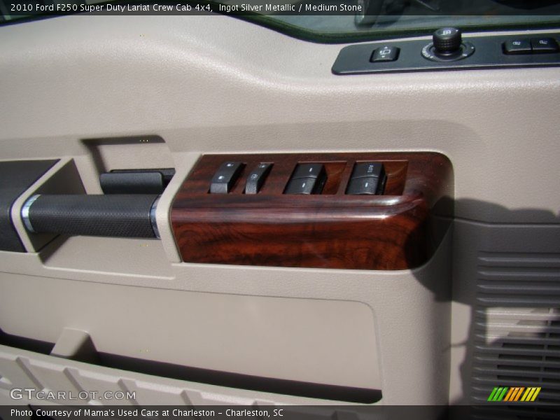 Ingot Silver Metallic / Medium Stone 2010 Ford F250 Super Duty Lariat Crew Cab 4x4