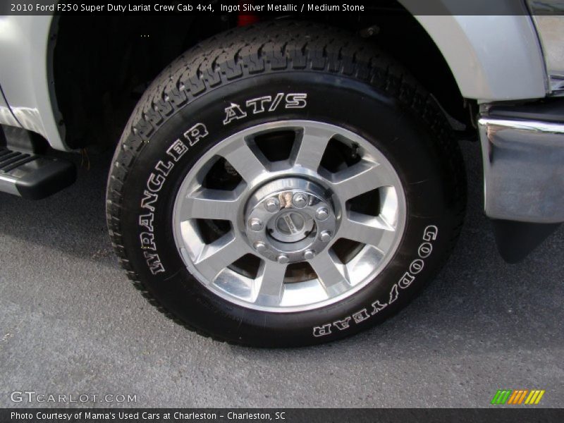 Ingot Silver Metallic / Medium Stone 2010 Ford F250 Super Duty Lariat Crew Cab 4x4