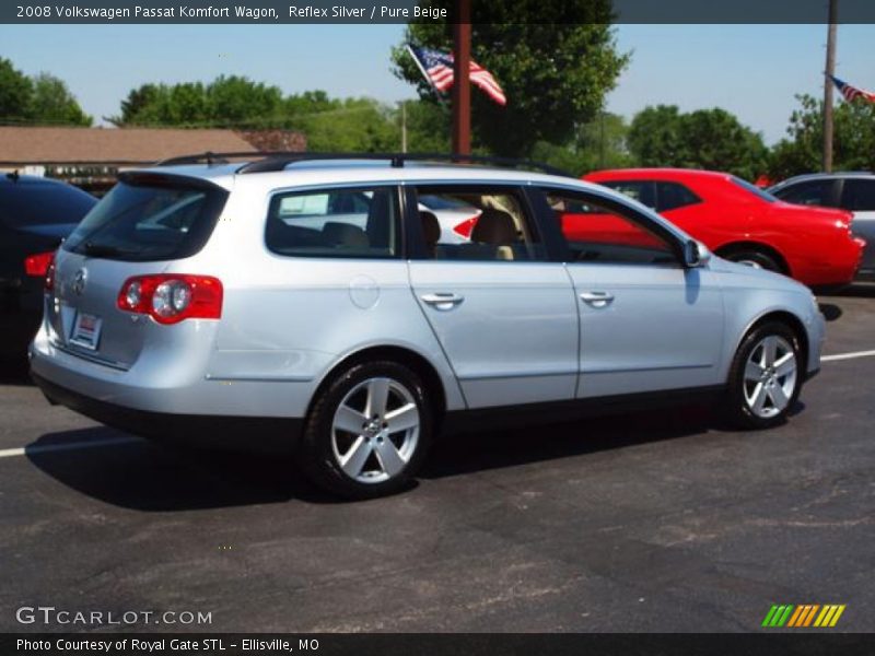 Reflex Silver / Pure Beige 2008 Volkswagen Passat Komfort Wagon