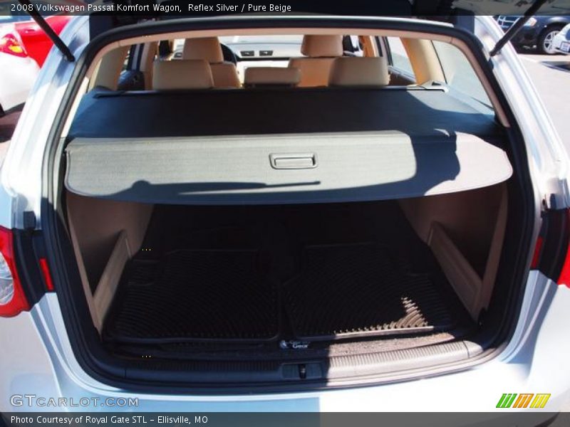 Reflex Silver / Pure Beige 2008 Volkswagen Passat Komfort Wagon