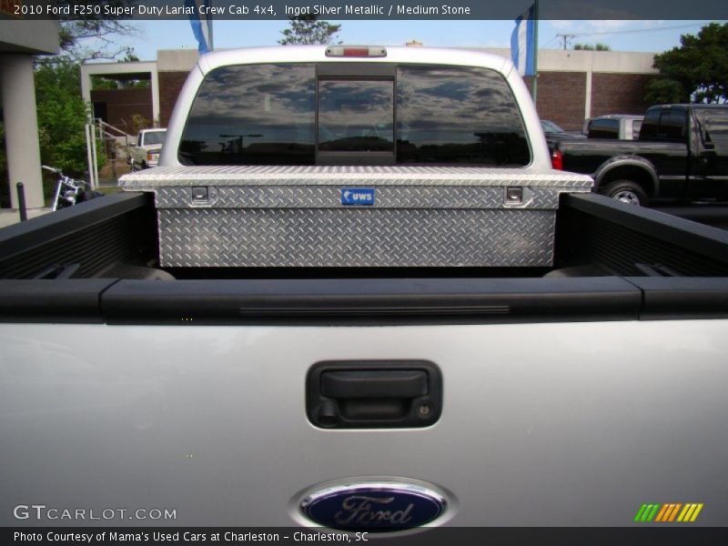 Ingot Silver Metallic / Medium Stone 2010 Ford F250 Super Duty Lariat Crew Cab 4x4