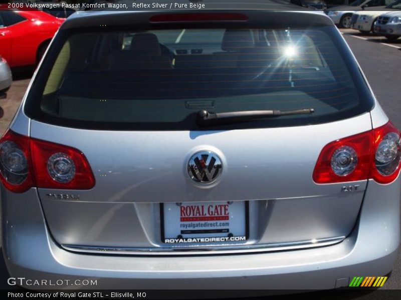Reflex Silver / Pure Beige 2008 Volkswagen Passat Komfort Wagon