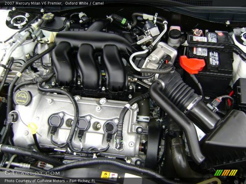 Oxford White / Camel 2007 Mercury Milan V6 Premier