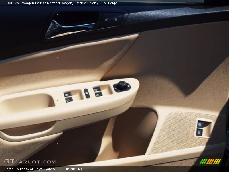 Reflex Silver / Pure Beige 2008 Volkswagen Passat Komfort Wagon