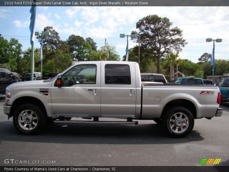 Ingot Silver Metallic / Medium Stone 2010 Ford F250 Super Duty Lariat Crew Cab 4x4