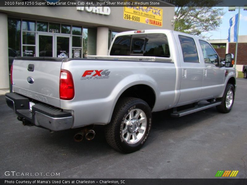 Ingot Silver Metallic / Medium Stone 2010 Ford F250 Super Duty Lariat Crew Cab 4x4
