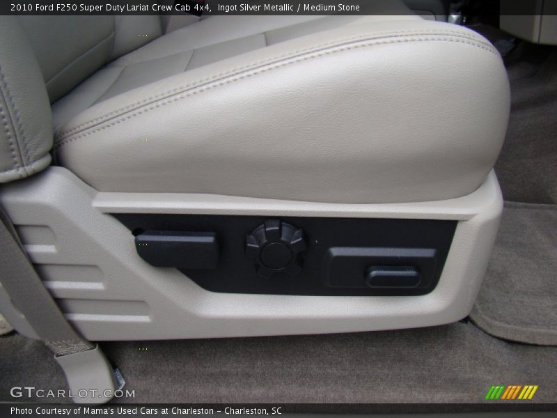 Ingot Silver Metallic / Medium Stone 2010 Ford F250 Super Duty Lariat Crew Cab 4x4