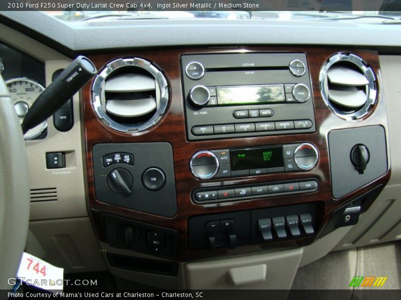Ingot Silver Metallic / Medium Stone 2010 Ford F250 Super Duty Lariat Crew Cab 4x4