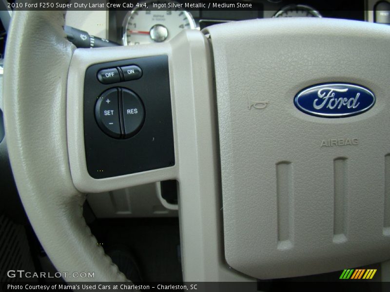 Ingot Silver Metallic / Medium Stone 2010 Ford F250 Super Duty Lariat Crew Cab 4x4