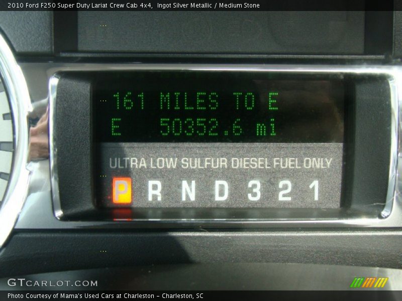Ingot Silver Metallic / Medium Stone 2010 Ford F250 Super Duty Lariat Crew Cab 4x4