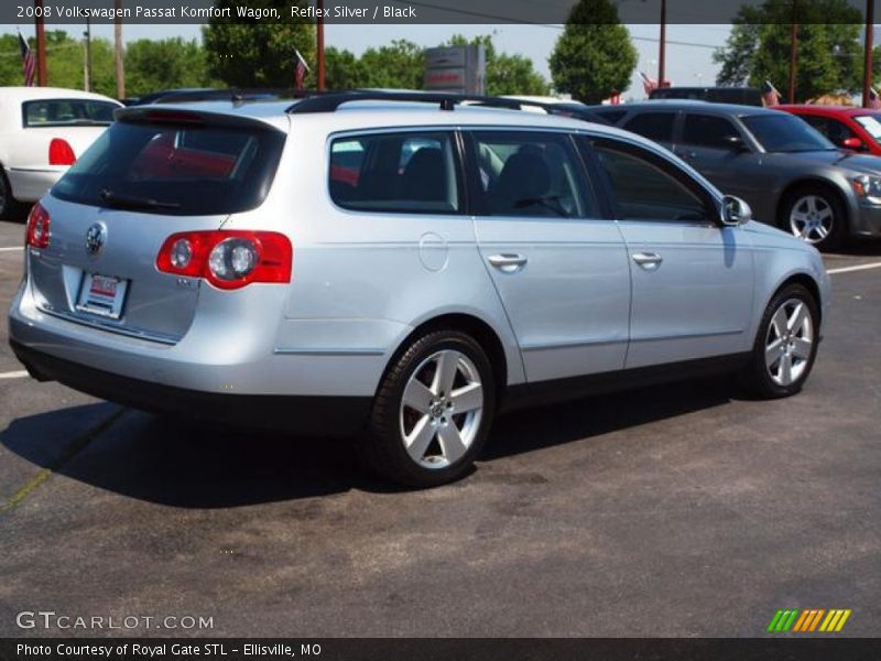 Reflex Silver / Black 2008 Volkswagen Passat Komfort Wagon