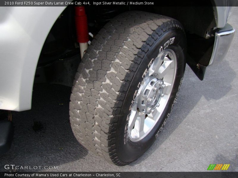 Ingot Silver Metallic / Medium Stone 2010 Ford F250 Super Duty Lariat Crew Cab 4x4
