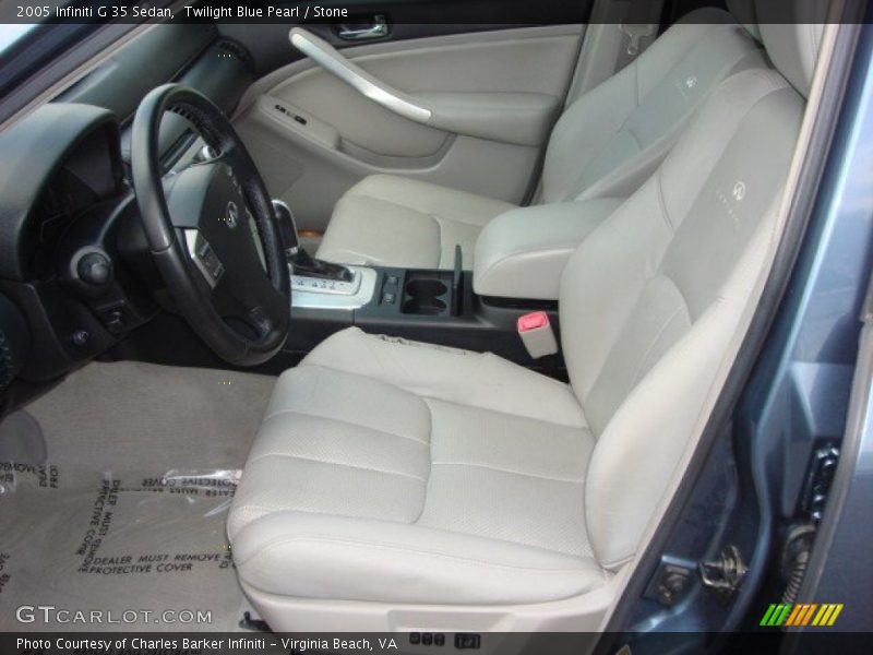 Twilight Blue Pearl / Stone 2005 Infiniti G 35 Sedan