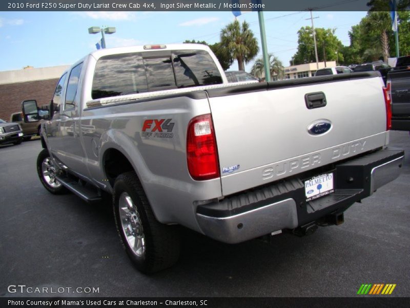Ingot Silver Metallic / Medium Stone 2010 Ford F250 Super Duty Lariat Crew Cab 4x4