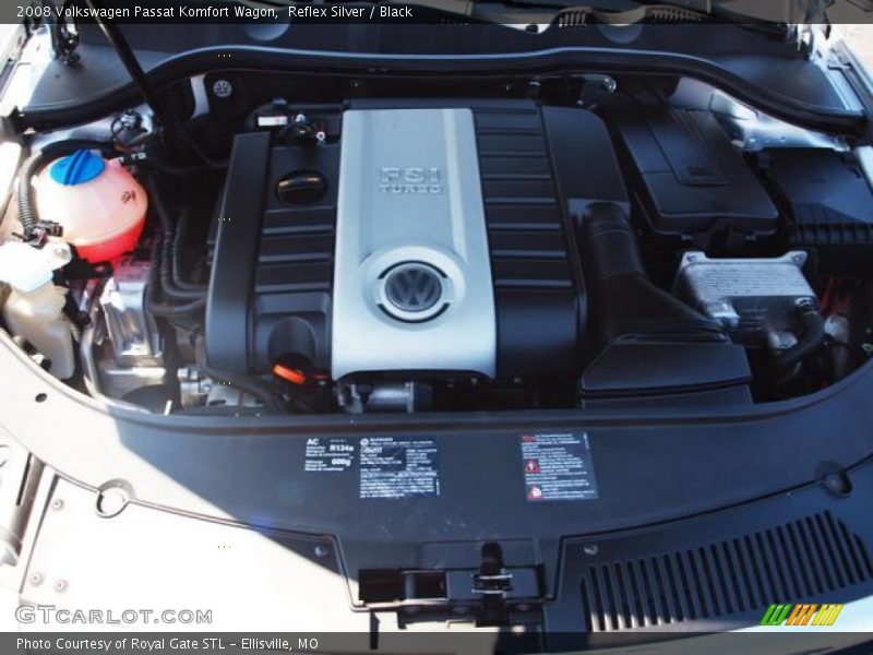 Reflex Silver / Black 2008 Volkswagen Passat Komfort Wagon