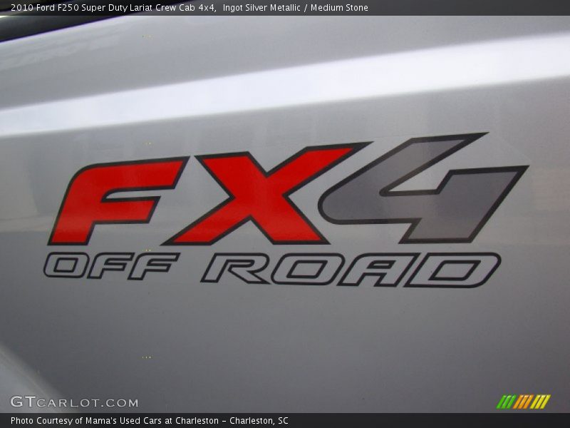 Ingot Silver Metallic / Medium Stone 2010 Ford F250 Super Duty Lariat Crew Cab 4x4