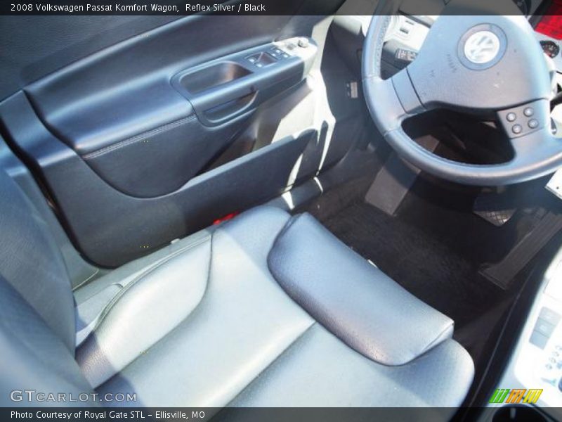 Reflex Silver / Black 2008 Volkswagen Passat Komfort Wagon