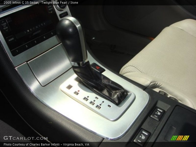 Twilight Blue Pearl / Stone 2005 Infiniti G 35 Sedan